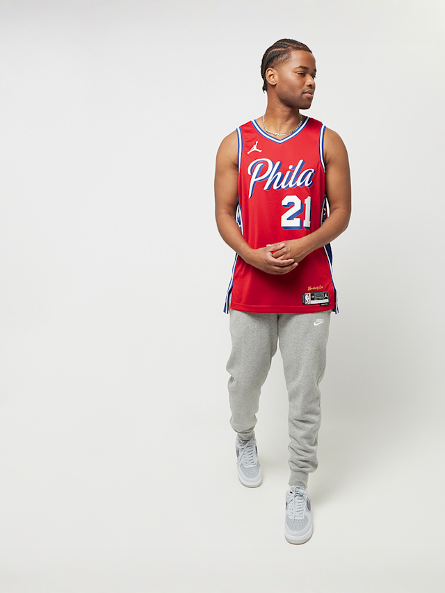 Nike, NBA Dri-FIT Swingman Jersey Philadelphia 76ers - Joel Embiid, rood, Afbeelding 8 van 8