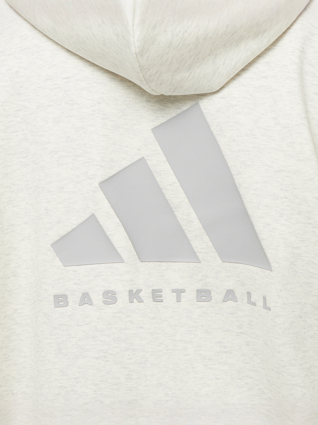 adidas Originals, One Fleece Hoodie, wit, Afbeelding 4 van 4