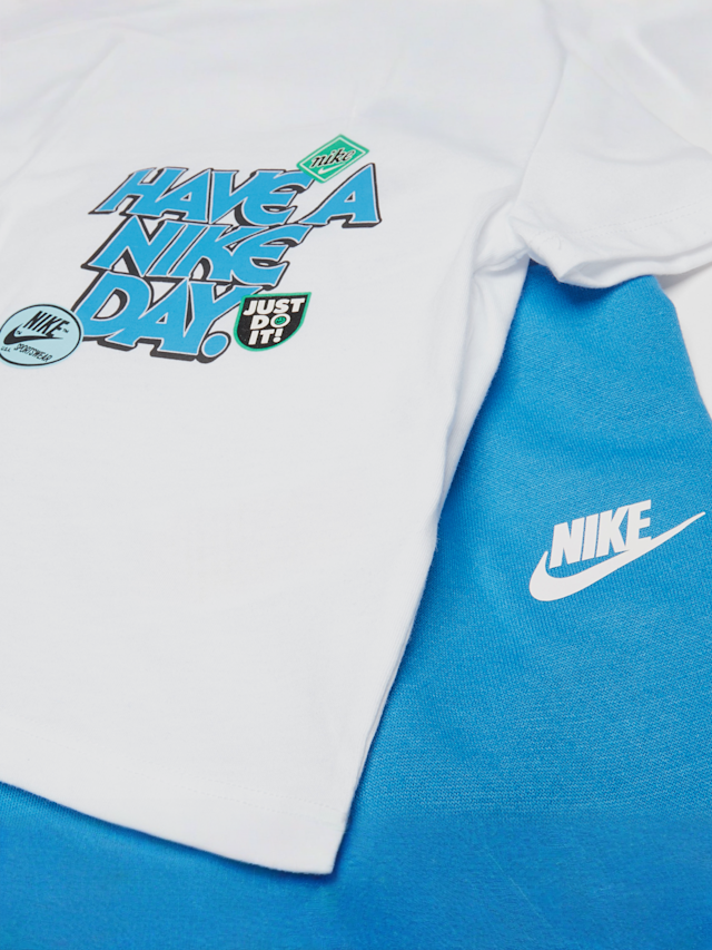 Nike, Sportswear Short Sleeve Tee Fleece Pants Set (2 Piece), blauw, Afbeelding 3 van 3