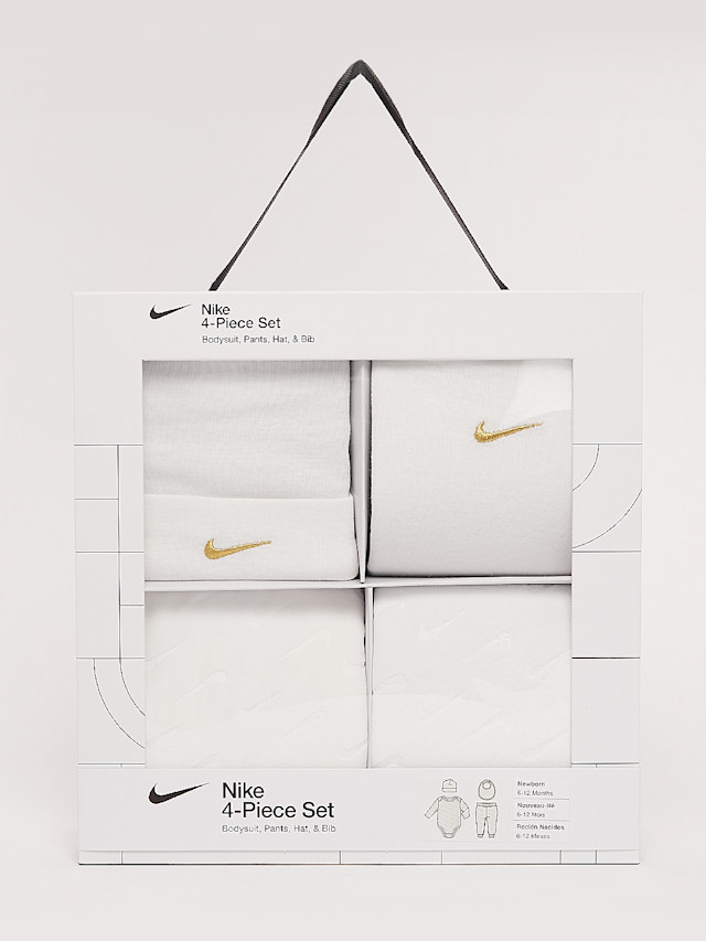 Nike, Velour Embossed Swoosh Set (4 Piece), beige, Afbeelding 4 van 4