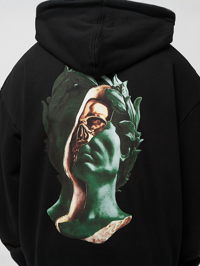Forgotten Faces, Caesar Ultra Heavy Zip Hoodie, zwart, Afbeelding 4 van 7