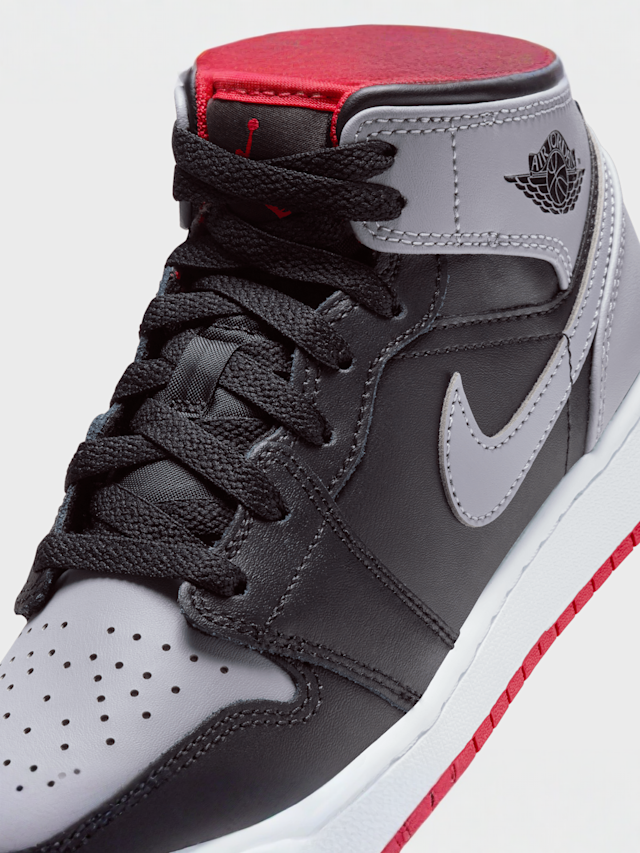 Jordan, Jordan 1 Mid (GS), zwart, Afbeelding 8 van 8