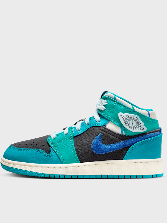 Jordan, Air Jordan 1 Mid SS (GS), blue, Image 1 of 8