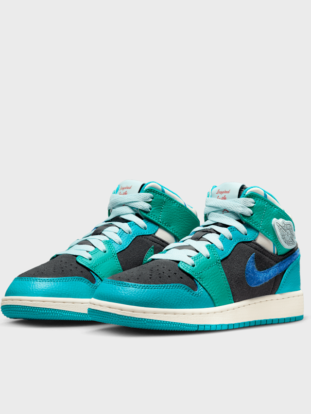 Jordan, Air Jordan 1 Mid SS (GS), wit, Afbeelding 4 van 8