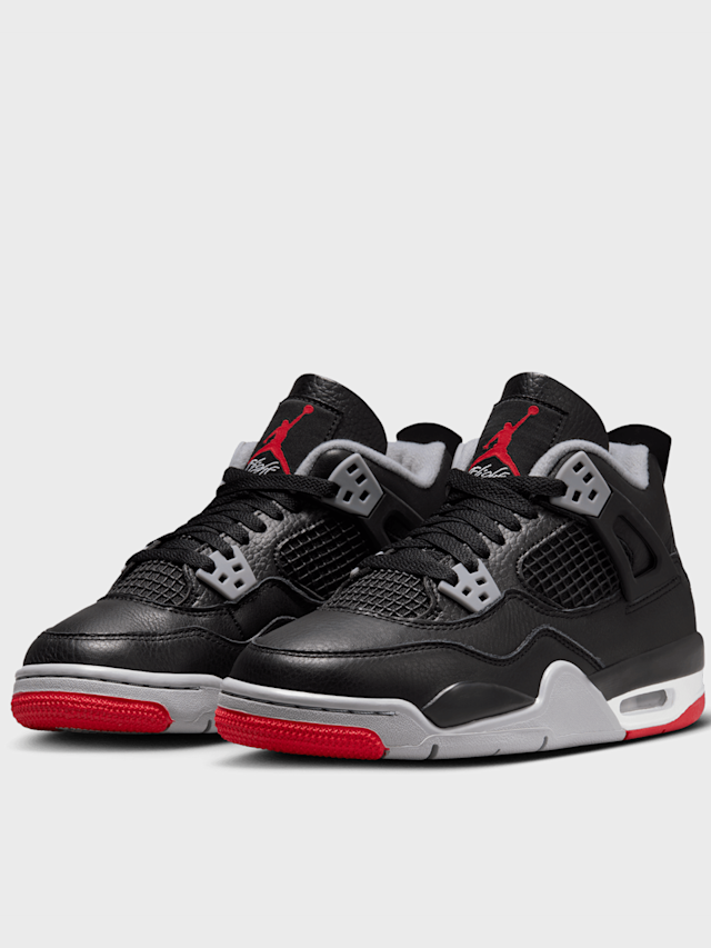 Jordan, 4 Retro (GS), black, Image 4 of 8