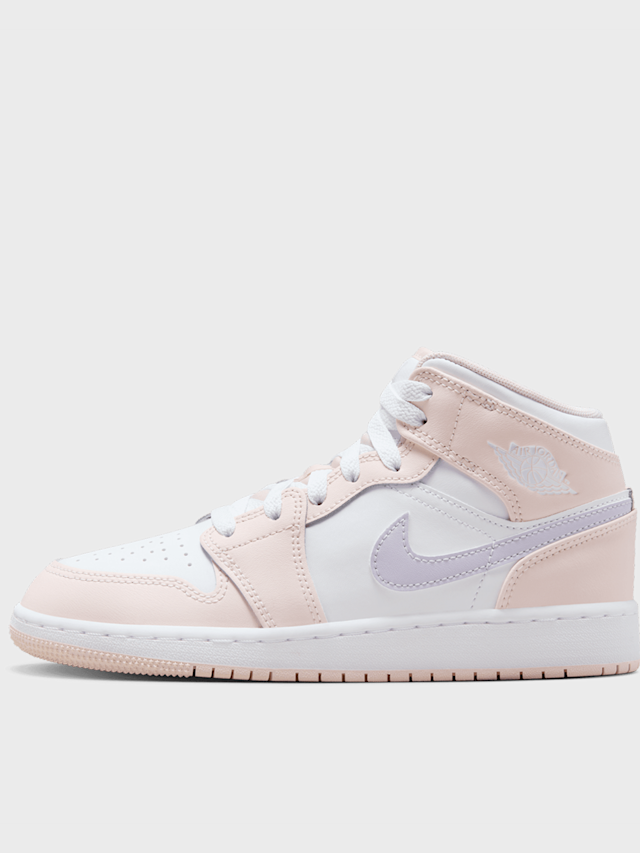 Jordan, Air Jordan 1 Mid (GS), lichtroze, Afbeelding 1 van 8