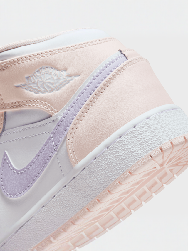 Jordan, Jordan 1 Mid (GS), Pink, Image 7 of 8