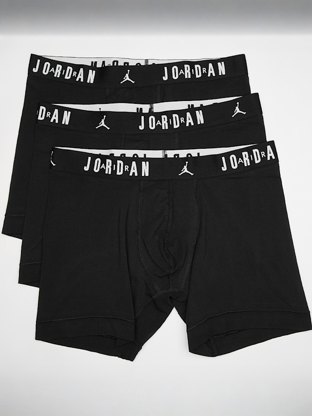 Jordan, 3 PACK - Flight Cotton Core Boxer Brief, zwart, Afbeelding 1 van 2