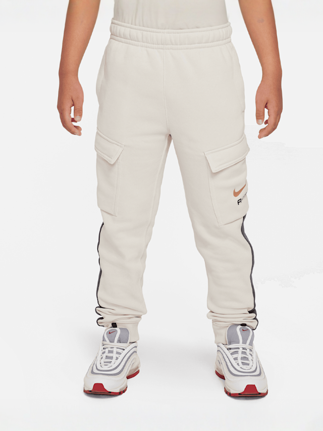 Nike, Sportswear Air Fleece Cargo Basketball Pant, black, Image 1 of 6