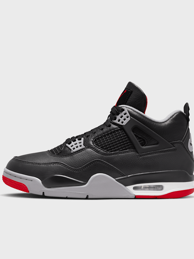 Jordan, Air Jordan 4 Retro black/fire red/deep royal blue, white, Image 1 of 9