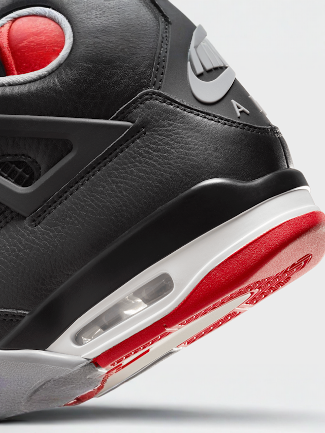 Jordan, Air Jordan 4 Retro black/fire red/deep royal blue, white, Image 8 of 9