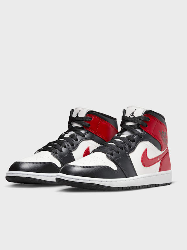 Jordan, WMNS Air Jordan 1 Mid, red, Image 4 of 8