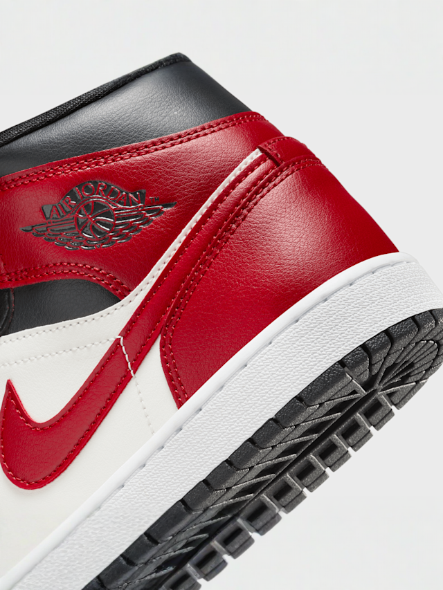 Jordan, WMNS Air Jordan 1 Mid, red, Image 8 of 8