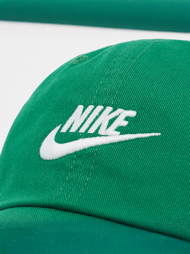 Nike, Club Cap U CB Futura Wash, green, Image 4 of 4