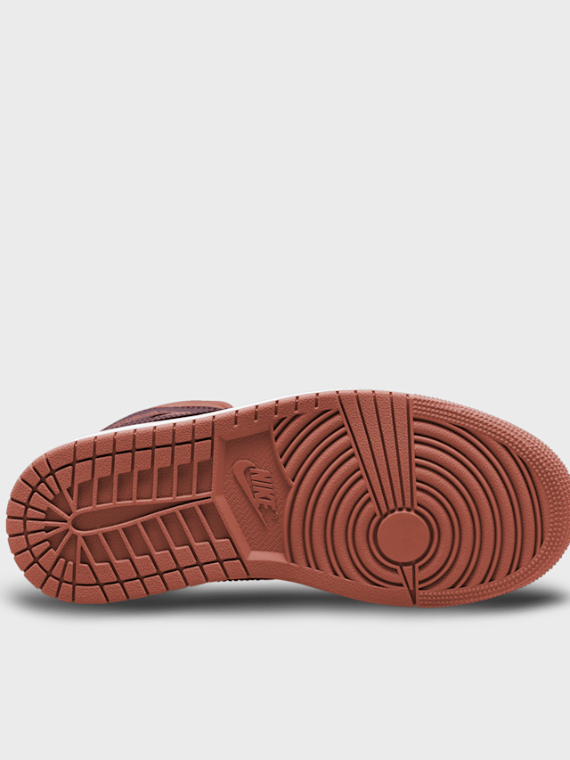 Jordan, WMNS Air Jordan 1 Mid, red, Image 3 of 8