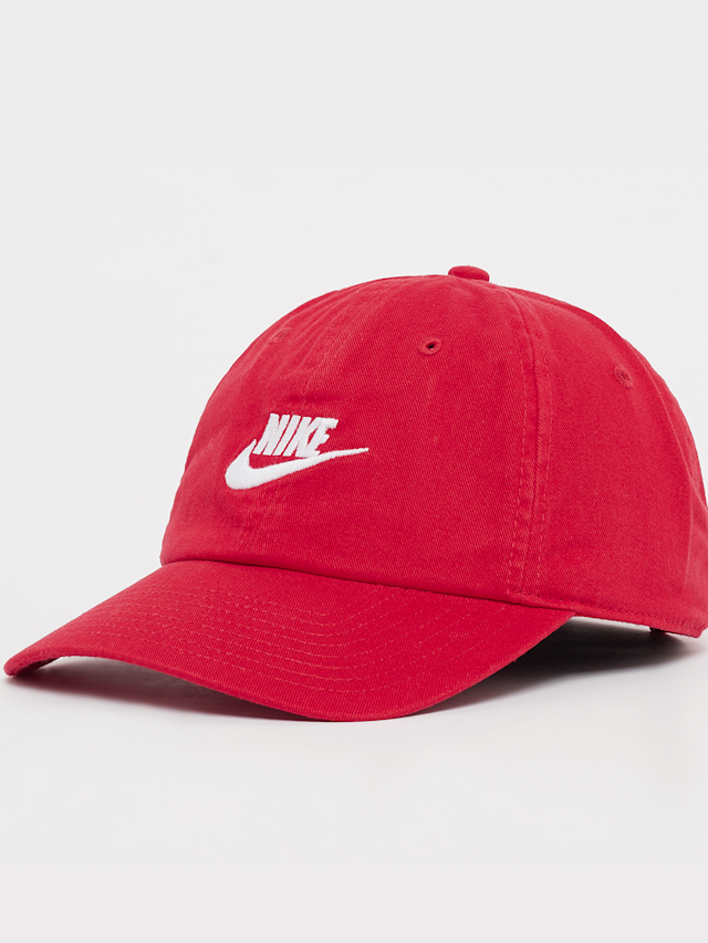 Nike, Club Cap Unstructured Futura Wash, red, Image 1 of 4