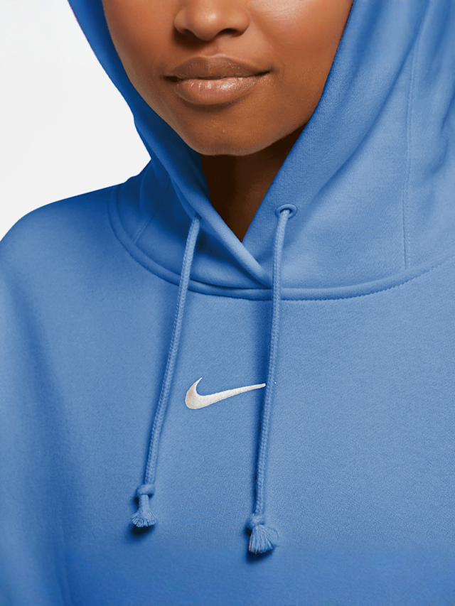 Nike, Sportswear Phoenix Fleece Oversized Hoodie, blue, Image 3 of 3