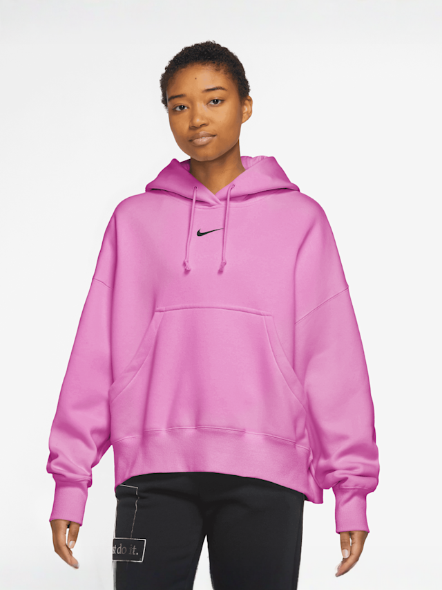 Nike, Sportswear Phoenix Fleece Over Oversized Hoodie, light pink, Image 1 of 4