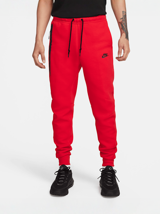 Nike, Tech Fleece Jogger, rood, Afbeelding 1 van 9