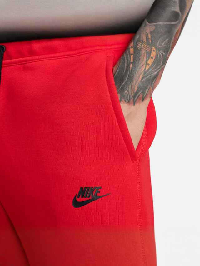 Nike, Tech Fleece Jogger, rood, Afbeelding 5 van 9