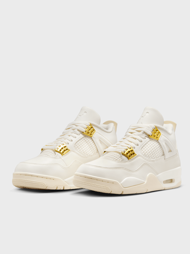 Jordan, WMNS Air Jordan 4 Retro, white, Image 4 of 8