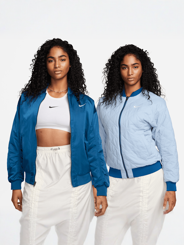 Nike  , Sportswear Reversible Varsity- Bomber Jacket, blue, Image 1 of 8
