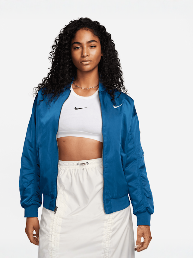 Nike  , Sportswear Reversible Varsity- Bomber Jacket, blue, Image 2 of 8