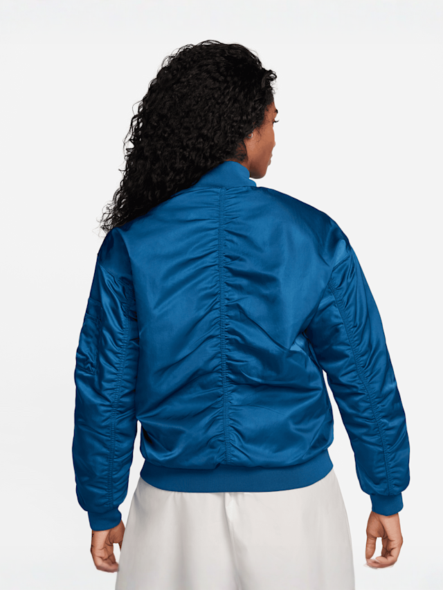 Nike  , Sportswear Reversible Varsity- Bomber Jacket, blue, Image 3 of 8