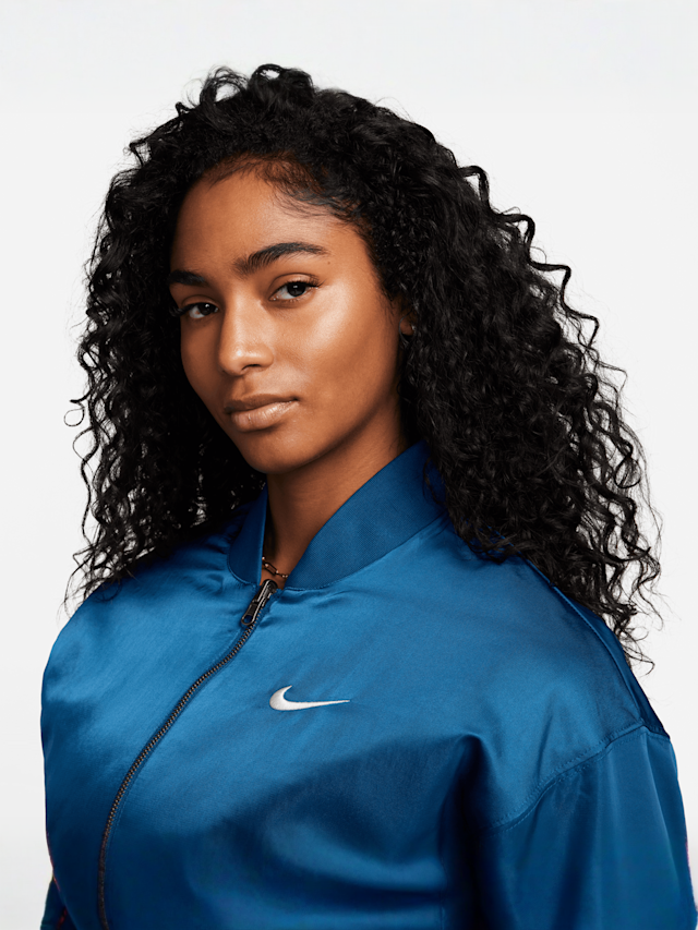Nike  , Sportswear Reversible Varsity- Bomber Jacket, blue, Image 4 of 8
