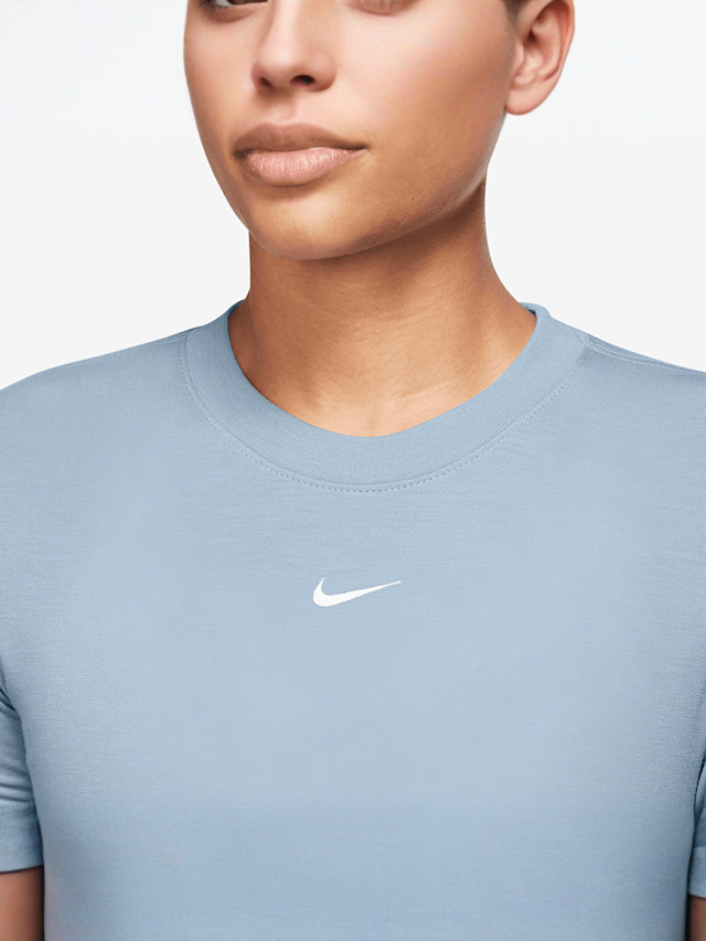 Nike, Sportswear Essentials Short Slim Fit T-Shirt, blue, Image 3 of 4