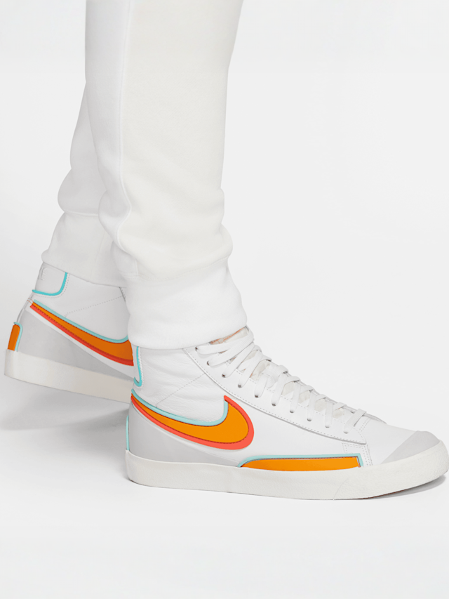 Nike, Sportswear Club Fleece Joggers, wit, Afbeelding 6 van 7