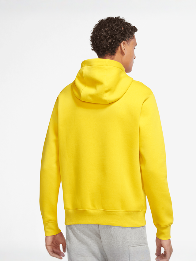 Nike, Sportswear Club Fleece Hoodie, yellow, Image 2 of 3