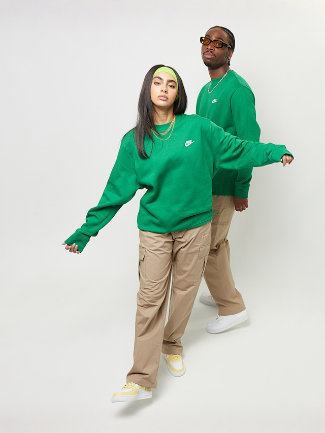 Nike, Sportswear Club Fleece Crew, green, Image 4 of 4