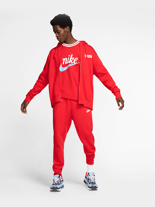 Nike, Sportswear Club Fleece Joggers, red, Image 7 of 7