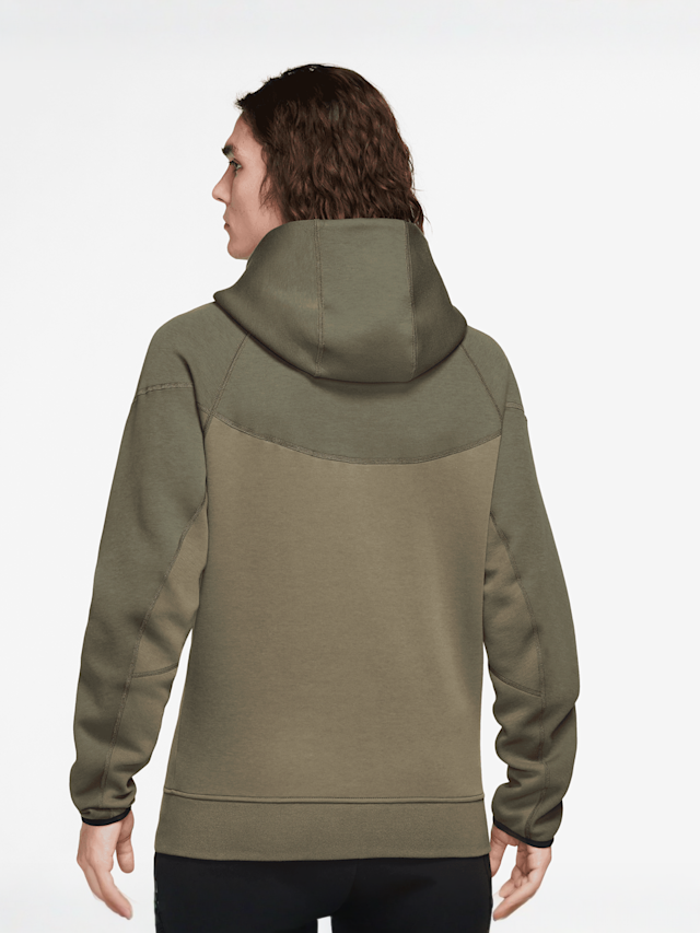 Nike, Tech Fleece Full-Zip Windrunner Hoodie, groen, Afbeelding 2 van 3