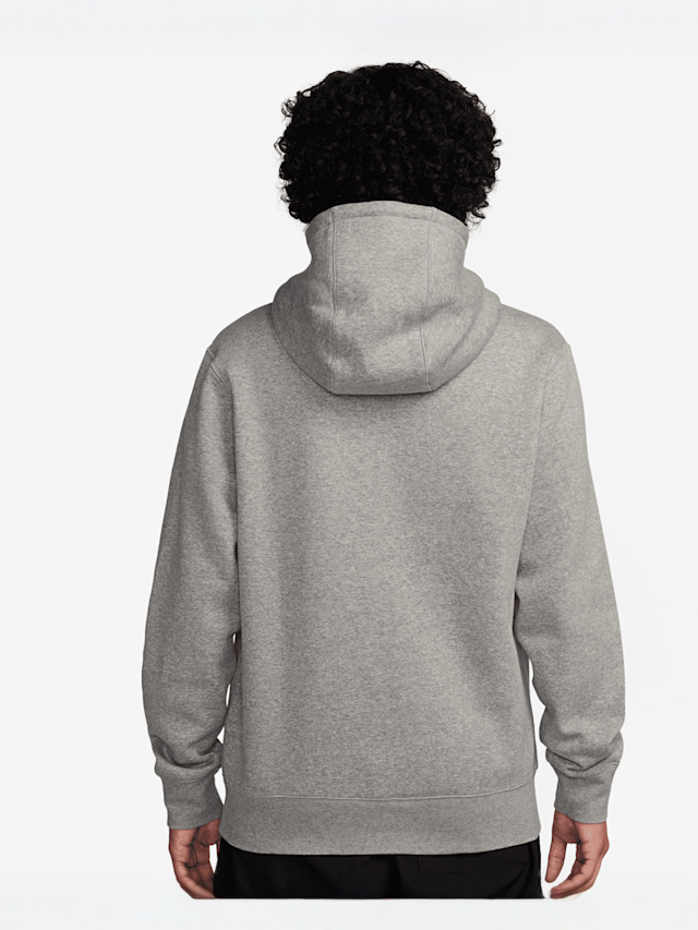 Nike, Club Fleece Hoodie, grey, Image 2 of 3
