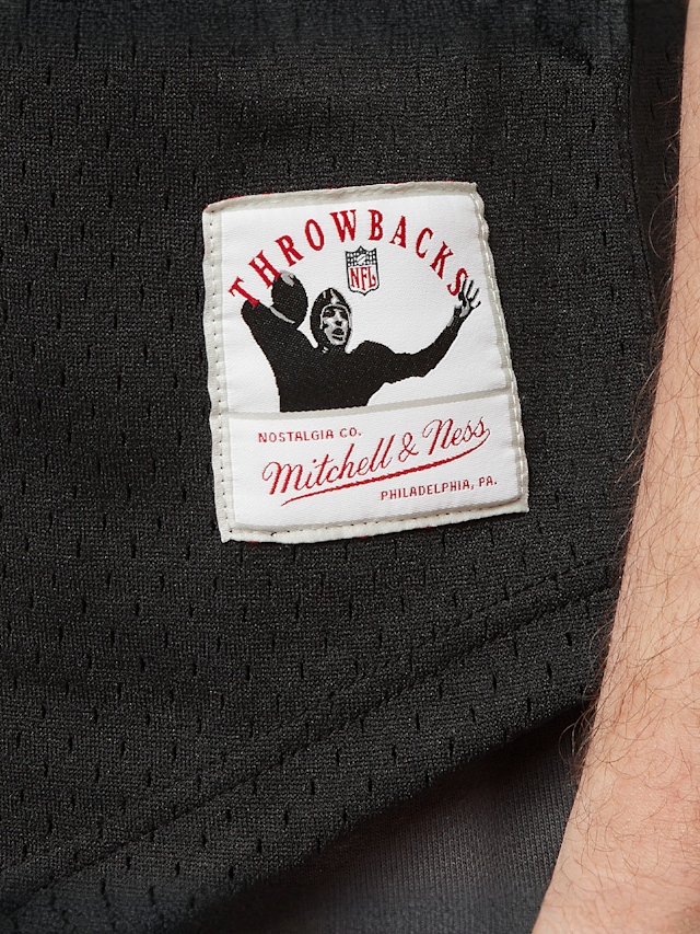 Mitchell & Ness, NFL Fashion Mesh V-Neck Oakland Raiders, czarny, Obraz 4 z 5