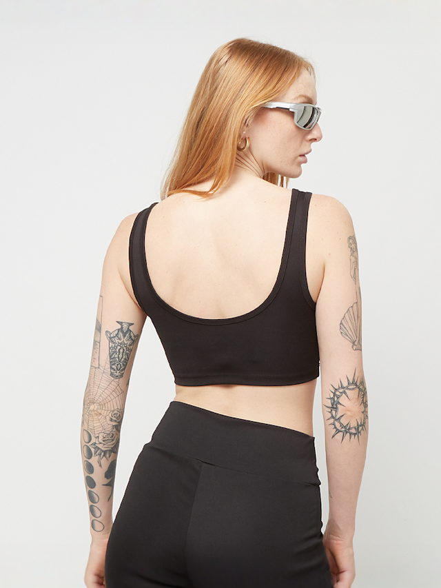 Karl Kani, Small Serif Bustier Top, czarny, Obraz 2 z 4