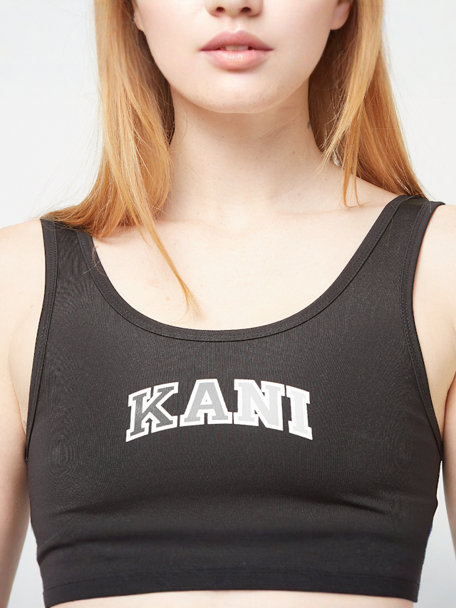 Karl Kani, Small Serif Bustier Top, zwart, Afbeelding 3 van 4