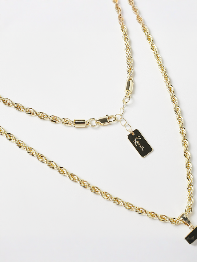 Karl Kani, OG Charm Helix Chain, gold, Image 2 of 4