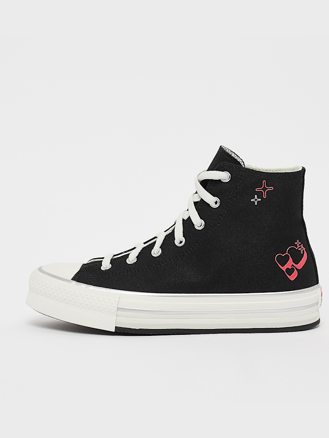 Converse, Chuck Taylor All Star Eva Lift (GS), black, Image 1 of 5