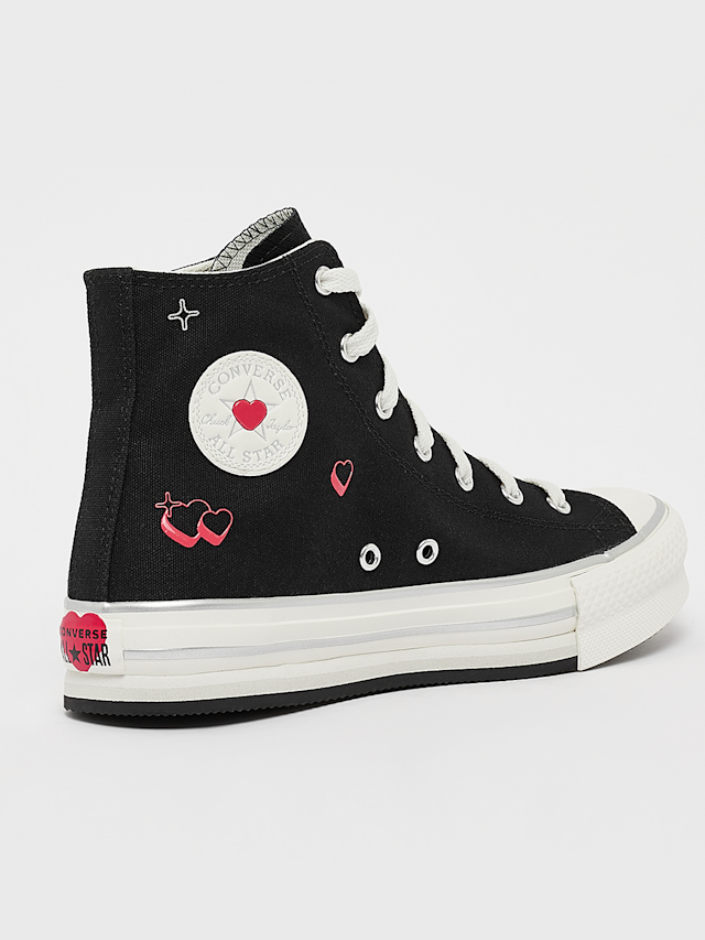 Converse, Chuck Taylor All Star Eva Lift (GS), black, Image 3 of 5