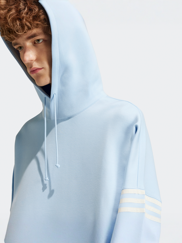 adidas Originals, adicolor Neuclassics Hoodie, blue, Image 3 of 5