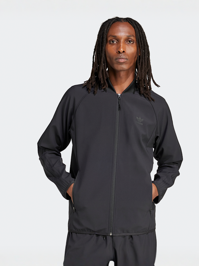 adidas Originals, adicolor Superstar Trackjacket, zwart, Afbeelding 1 van 5