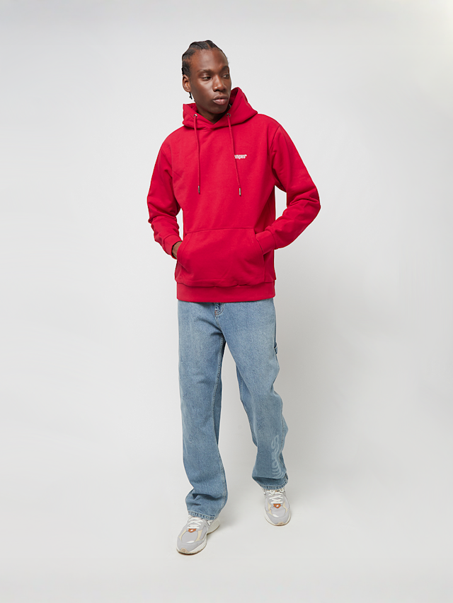 SNIPES, Small Logo Essential Hoodie, red, Image 4 of 4