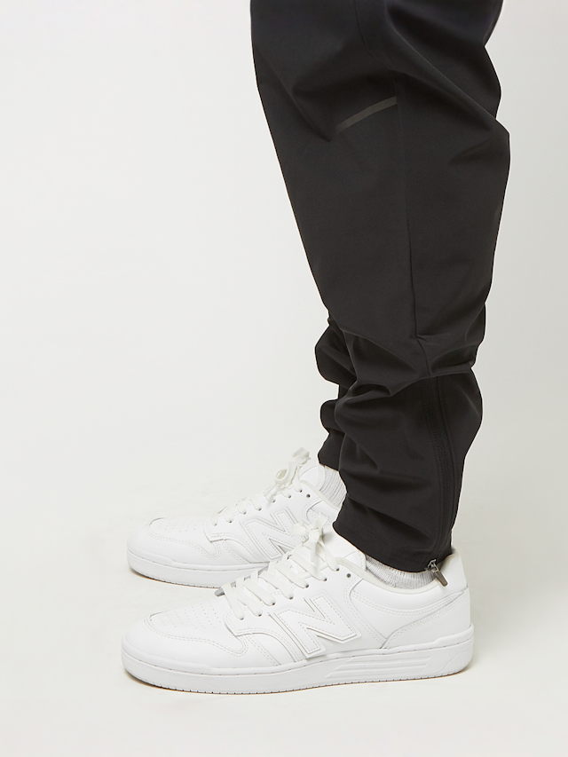 New Balance, Active Stretch Woven Slim Pant, black, Image 4 of 7