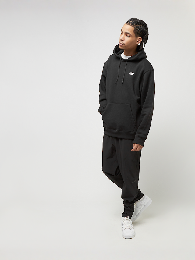 New Balance, Small Logo Brushed Hoodie, black, Image 4 of 4
