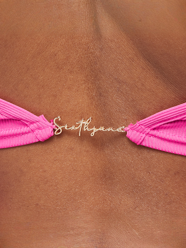 Sixth June, Cut Out Top Metal Gold, light pink, Image 3 of 4