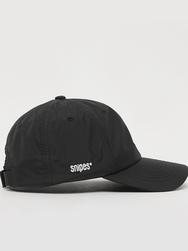 SNIPES, Basic Logo Ripstop Baseball Cap, black, Image 3 of 6