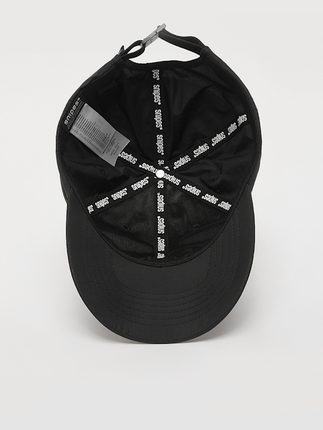 SNIPES, Basic Logo Ripstop Baseball Cap, black, Image 4 of 6